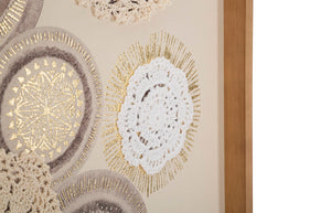 Wandbild Circly Geometrisch 60 cm – Leinwandbild Deko