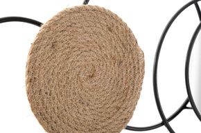 Wandpaneel Kreise Triby Schwarz Braun – Wanddeko