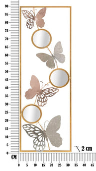 Wandpaneel Schmetterling Bunt 90 cm – Wanddeko