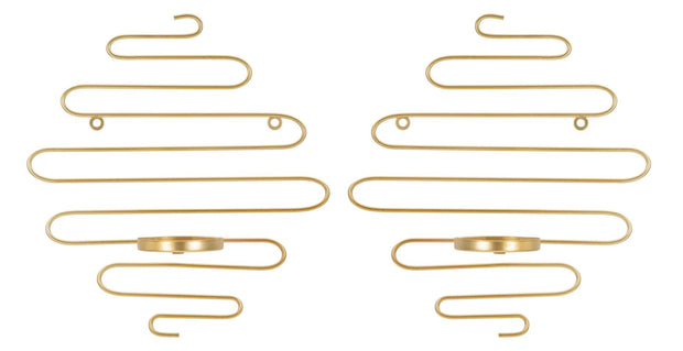 Wandkerzenhalter Alid Gold 34 cm – Kerzenhalter