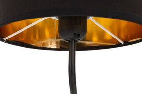Tischlampe Affe Gold Schwarz 51,5 cm – Tischleuchte