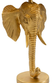 Tischlampe Elefant Gold Schwarz 59 cm – Tischleuchte