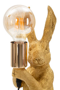 Tischlampe Hase Gold 35,5 cm – Tischleuchte