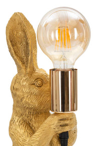 Tischlampe Hase Gold 35,5 cm – Tischleuchte