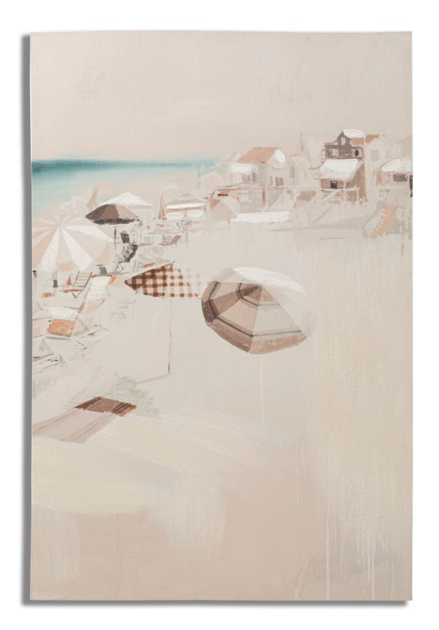 Wandbild Strand 120 cm – Leinwandbild Deko