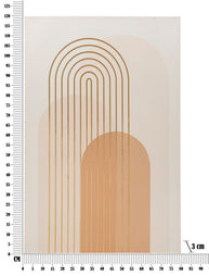 Wandbild Abstrakt Shine Bunt 80×120 cm A – Leinwandbild Deko
