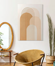 Wandbild Abstrakt Shine Bunt 80×120 cm B – Leinwandbild Deko