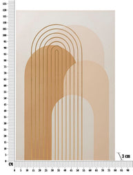 Wandbild Abstrakt Shine Bunt 80×120 cm B – Leinwandbild Deko