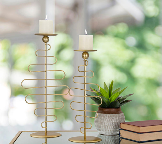 Kerzenhalter Alid Gold 51 cm – Kerzenständer