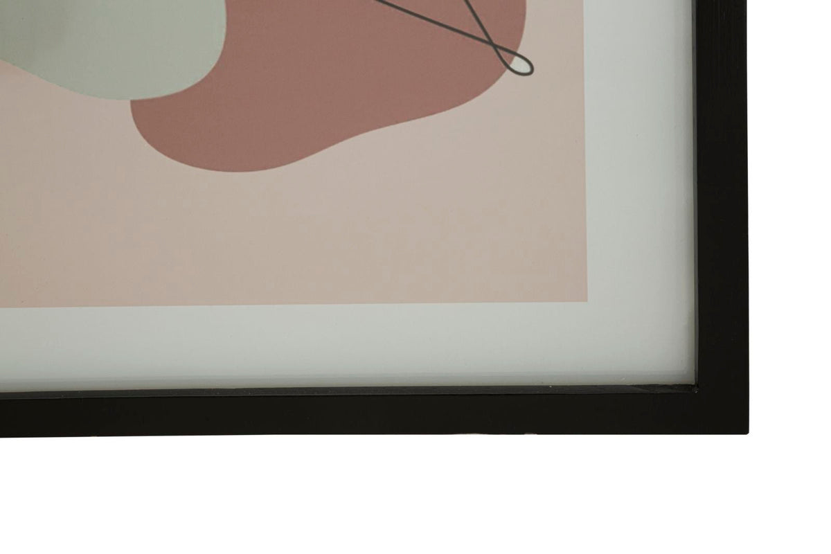 Wandbild Frauengesicht Bunt 35×47 cm A – Leinwandbild Deko