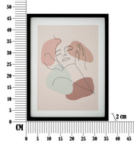 Wandbild Frauengesicht Bunt 35×47 cm A – Leinwandbild Deko