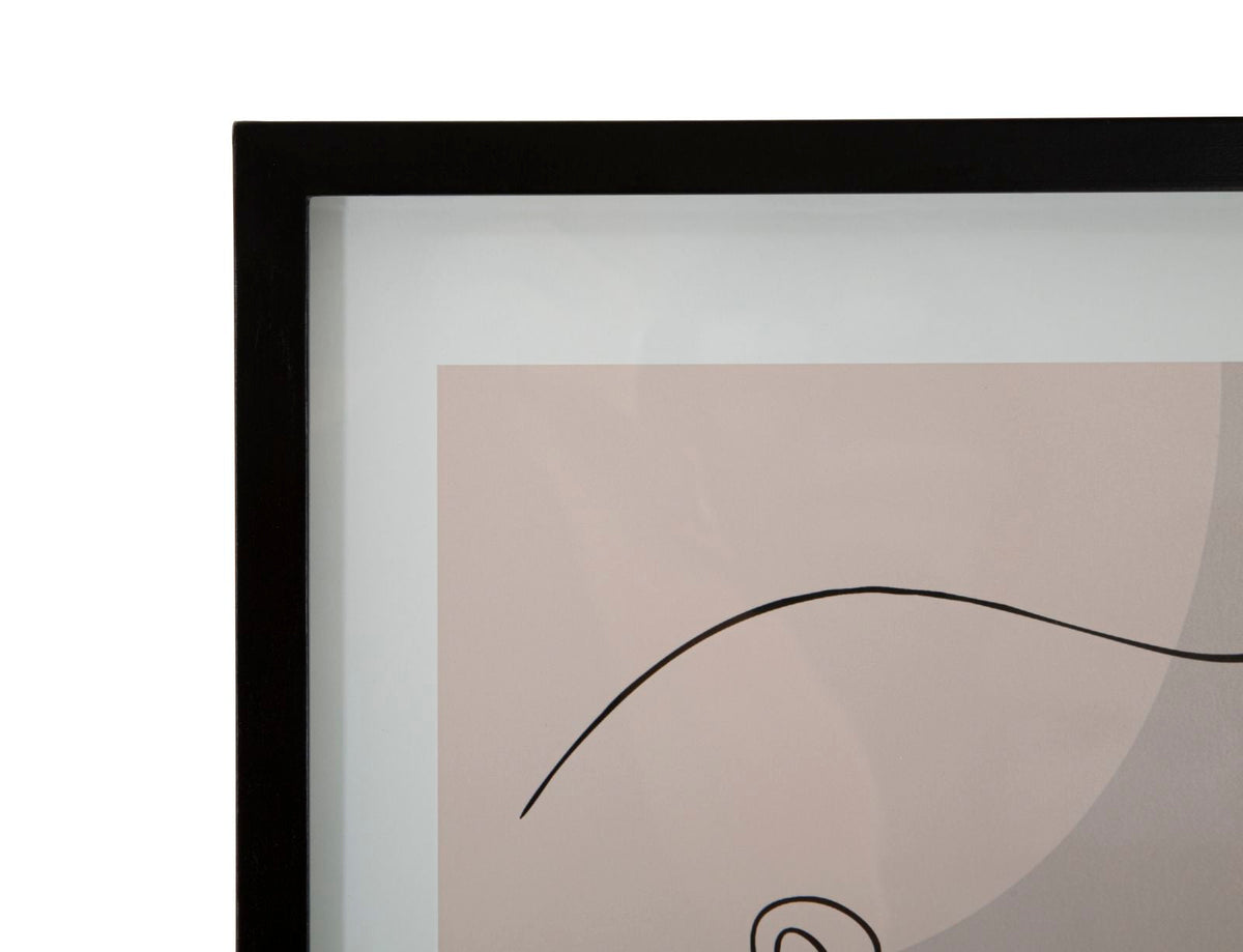 Wandbild Frauengesicht Bunt 35×47 cm C – Leinwandbild Deko