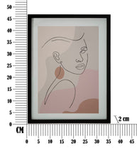 Wandbild Frauengesicht Bunt 35×47 cm C – Leinwandbild Deko
