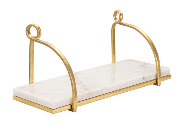 Wandregal Marmor Gold – Hängeregal Deko