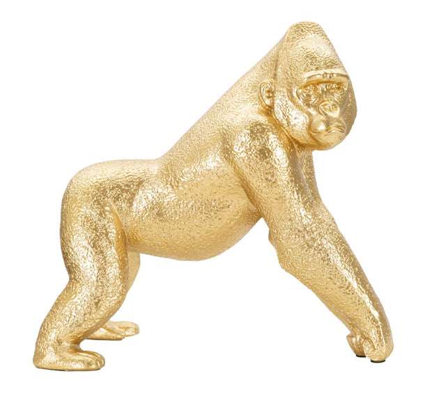Dekofigur Gorilla Gold 22,8 cm – Tierfigur