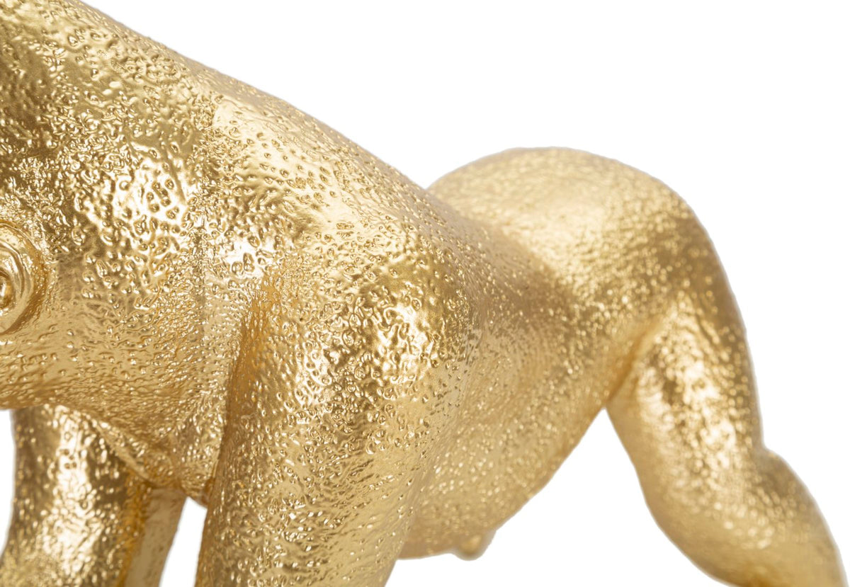 Dekofigur Gorilla Gold 22,8 cm – Tierfigur