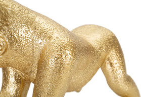 Dekofigur Gorilla Gold 22,8 cm – Tierfigur