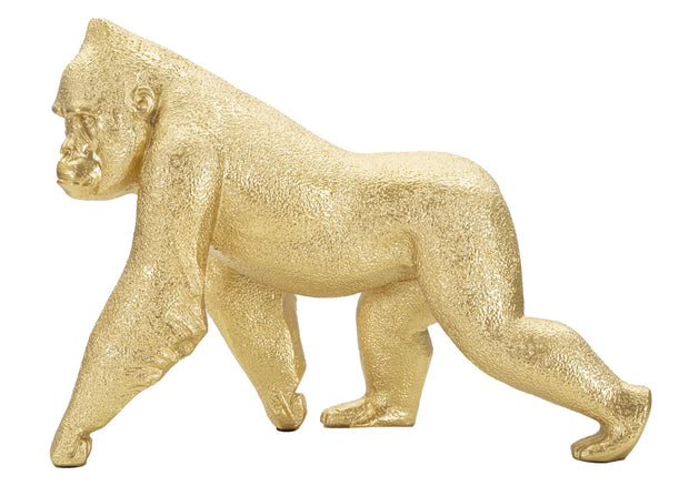 Dekofigur Gorilla Gold 21,8 cm – Tierfigur