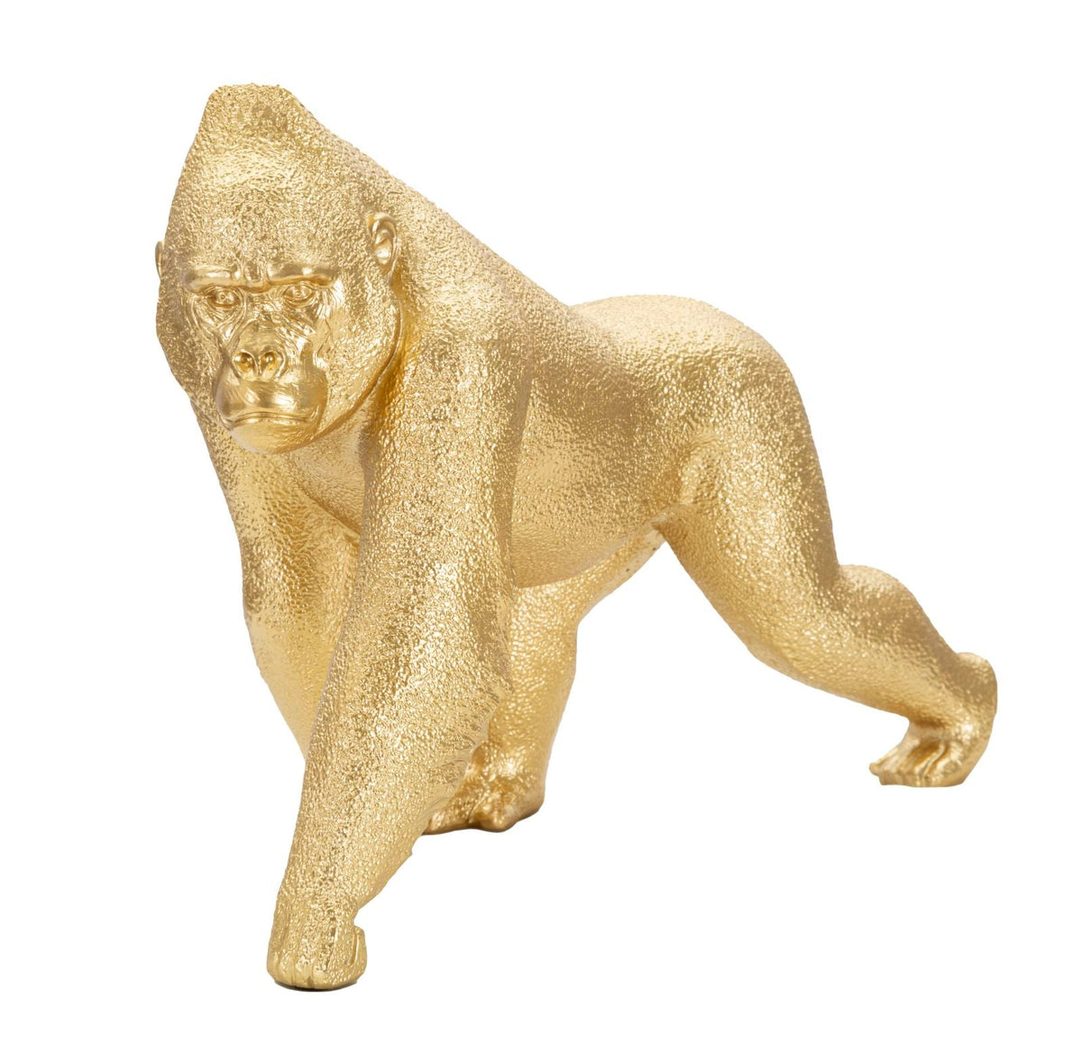 Dekofigur Gorilla Gold 21,8 cm – Tierfigur
