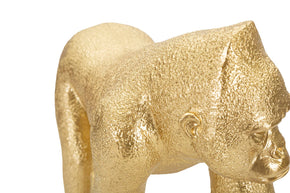 Dekofigur Gorilla Gold 21,8 cm – Tierfigur