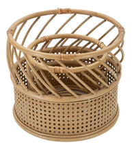 Blumenständer Panama Rattan Braun 2er Set – Pflanzenständer Deko