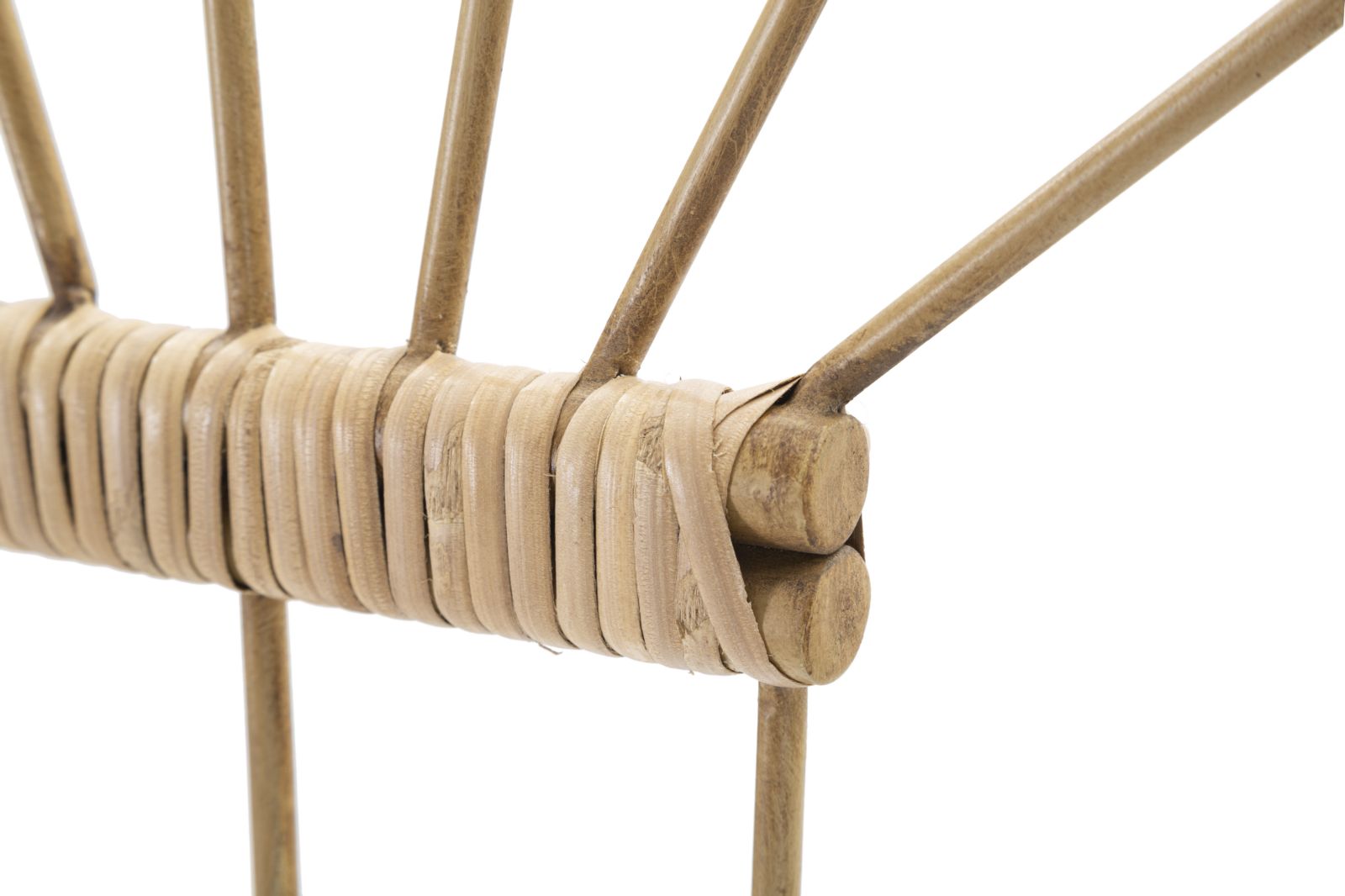 Garderobe Panama Rattan Braun 3 Haken – Hakenleiste Flur