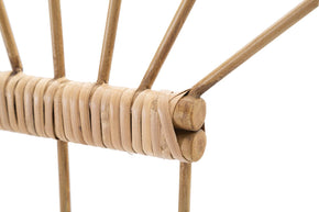 Garderobe Panama Rattan Braun 3 Haken – Hakenleiste Flur