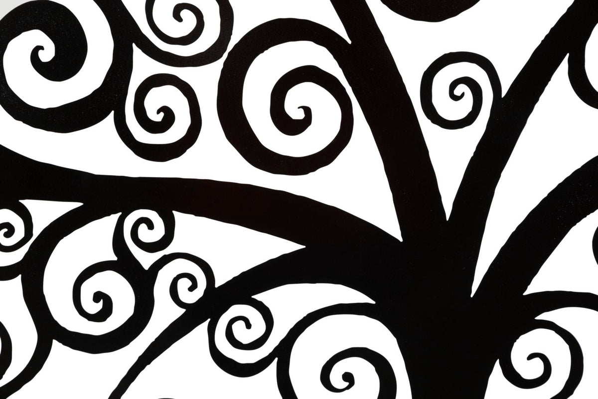 Wandpaneel Baum Schwarz – Wanddeko