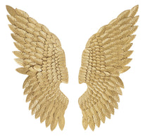 Wandpaneel Flügel Gold 100 cm – Wanddeko
