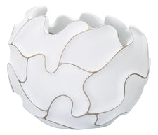 Übertopf Gaspeau Weiß 37 cm