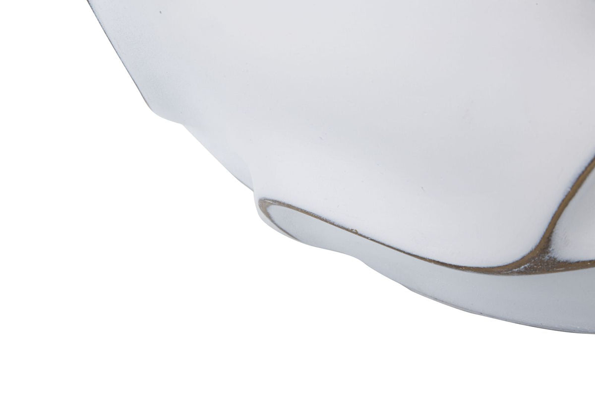 Übertopf Gaspeau Weiß 37 cm