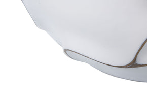 Übertopf Gaspeau Weiß 37 cm