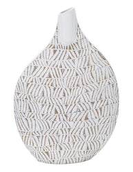 Blumenvase Nairobi Weiß 46,5 cm – Dekovase