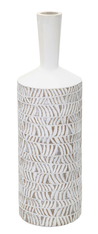 Blumenvase Nairobi Weiß 49,5 cm – Dekovase
