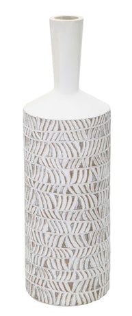 Blumenvase Nairobi Weiß 49,5 cm – Dekovase