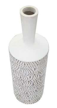 Blumenvase Nairobi Weiß 49,5 cm – Dekovase