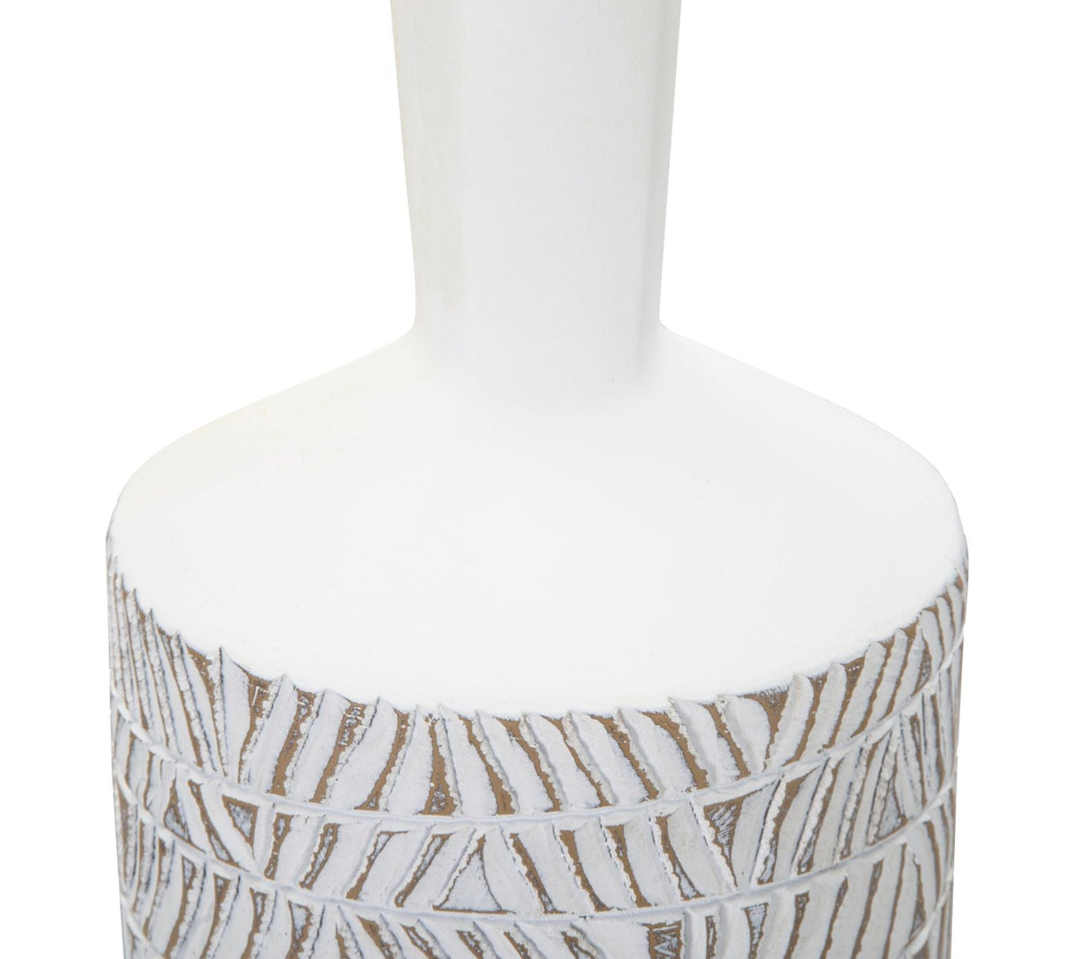 Blumenvase Nairobi Weiß 49,5 cm – Dekovase