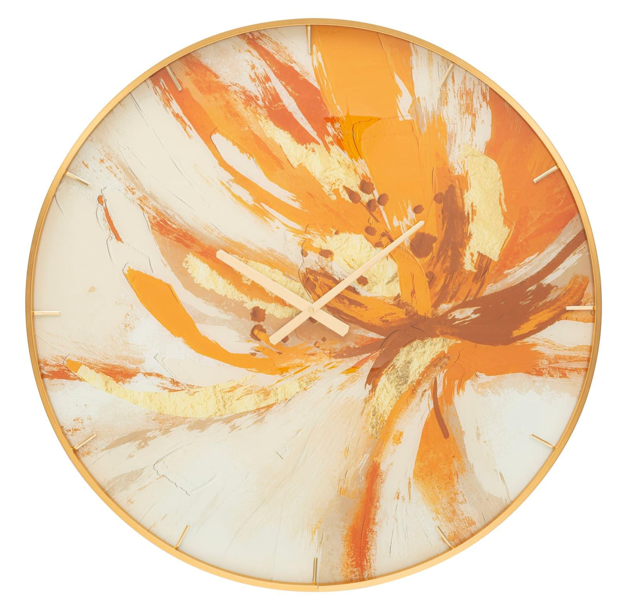 Wanduhr Mosaik Bunt 80 cm A – Uhr Wohnzimmer