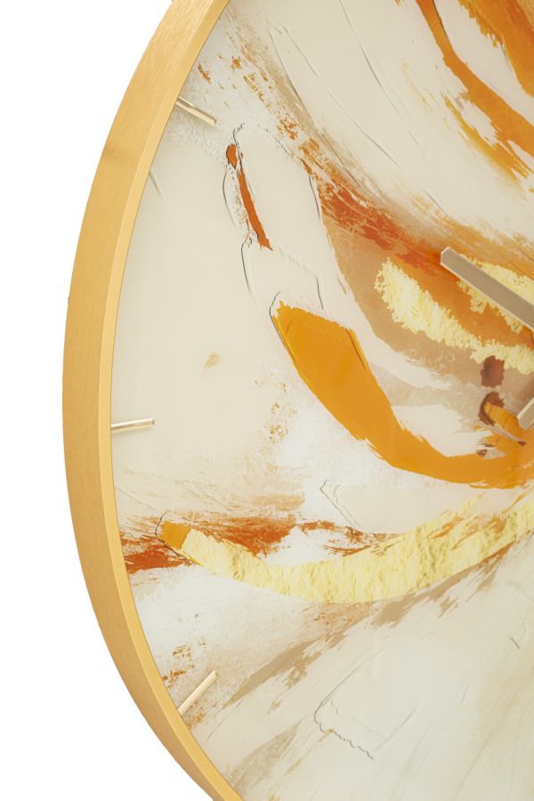 Wanduhr Mosaik Bunt 80 cm A – Uhr Wohnzimmer