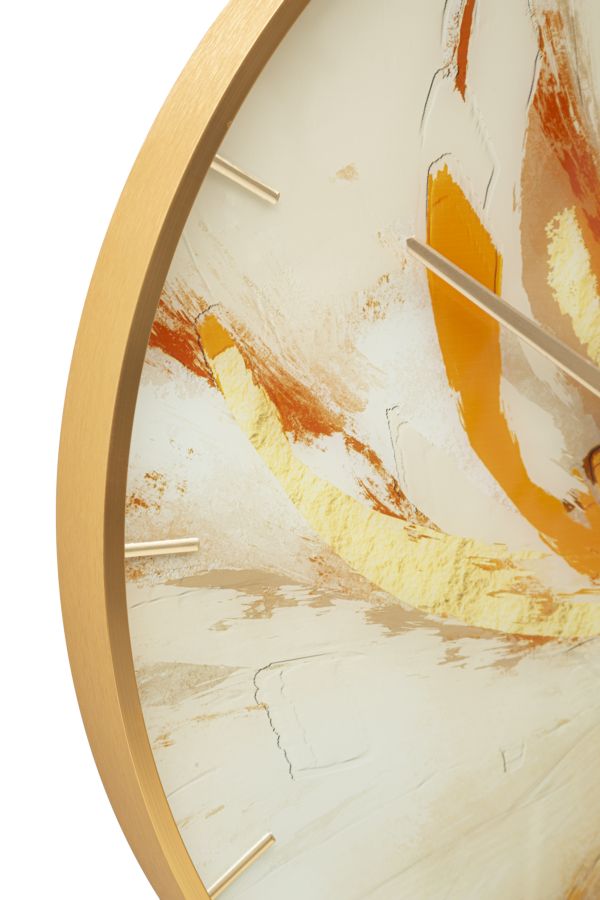Wanduhr Mosaik Bunt 60 cm – Uhr Wohnzimmer