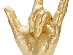 Dekofigur Hand Yeah Gold – Skulptur Deko