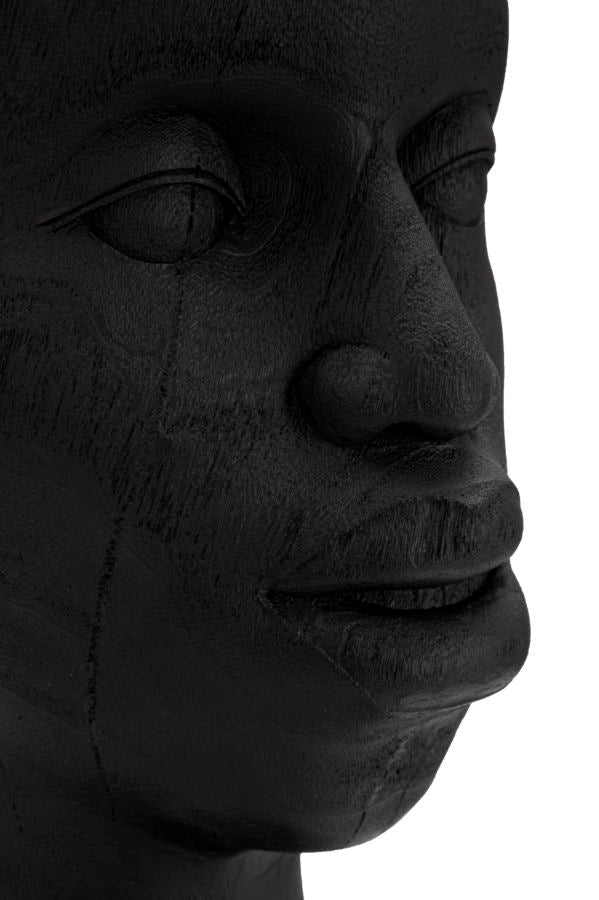 Massai Mann Schwarz Bunt – Afrikanische Deko
