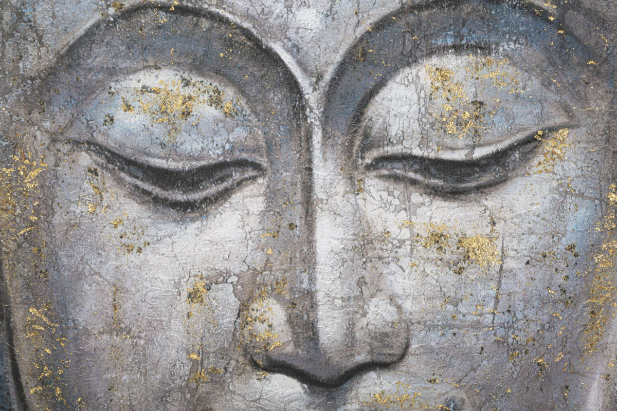 Wandbild Buddha 120 cm A – Leinwandbild Deko
