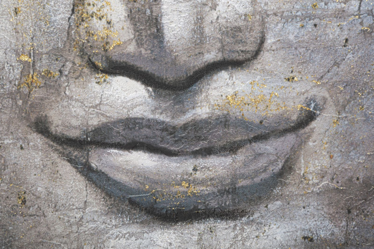 Wandbild Buddha 120 cm A – Leinwandbild Deko