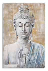 Wandbild Buddha 120 cm B – Leinwandbild Deko