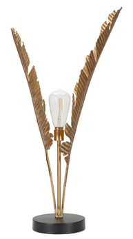 Tischlampe Palme Gold 64 cm – Tischleuchte