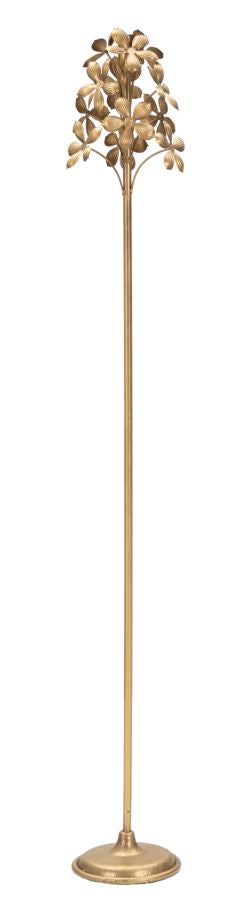Kerzenständer Flowy Blumen Gold 118 cm – Kerzenständer