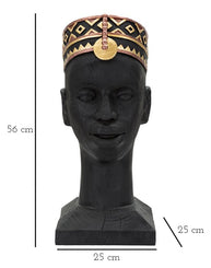 Massai Mann Schwarz Bunt – Afrikanische Deko