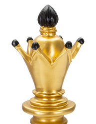 Schachfigur Läufer Gold Schwarz – Schach Deko