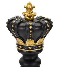 Schachfigur König Schwarz Gold – Schach Deko